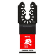 Diablo AMPED Steel Demon DOU125CF Oscillating Blade, 1-1/4 in, 1-1/2 in D Cutting, Carbide Grit