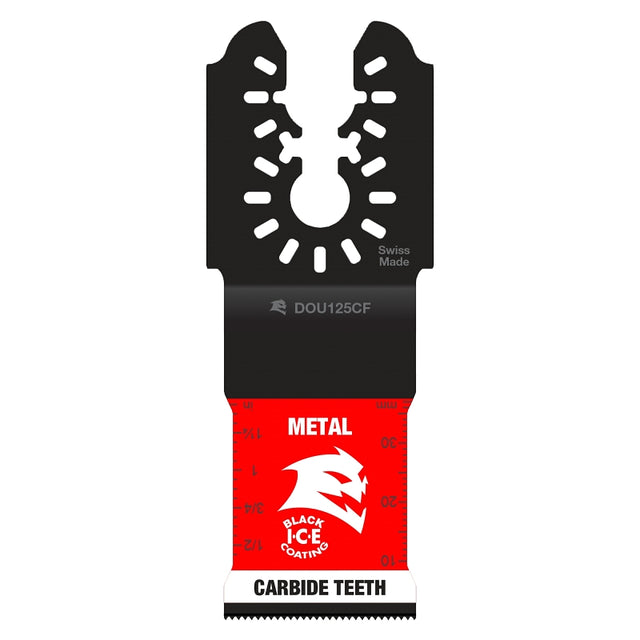 Diablo AMPED Steel Demon DOU125CF Oscillating Blade, 1-1/4 in, 1-1/2 in D Cutting, Carbide Grit