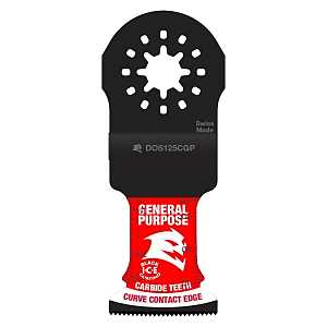 Diablo DOS125CGP3 Oscillating Blade, Carbide Grit,, 1-1/4 in, 3/PK