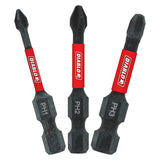 Diablo DPHV2-S3 Insert Bit Set, 3-Piece, Includes: #1, #2, #3 Phillips Drive Bit