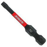 Diablo DSQ22P15 Screwdriver Insert Bit, #2 Drive, Square Drive, 2 in L, 15/PK
