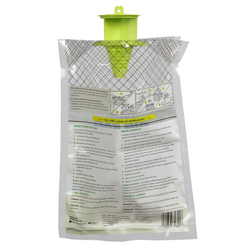 Rescue Big Bag BFTD-DB12-C Fly Trap, Granular, Musty, Bag, Pack of 12