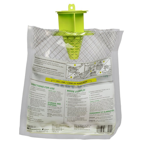 Rescue FTD-DB12-C Disposable Fly Trap, Granular, Musty, Bag, Pack of 12