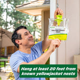 Rescue YJTD-DB12-W-C Disposable Yellow Jacket Trap, Solid, Green Tea, Sweet, Pack of 12