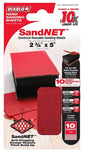 Diablo SandNET DND234ASTD10N Reusable Sanding Sheet, 2-3/4 in L, 5 in W, Fine, Medium, 100, 150, 180 Grit