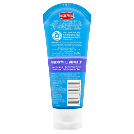 O'Keeffe's For Healthy Feet No Scent Scent Foot Cream 3 oz 1 pk, Pack of 5