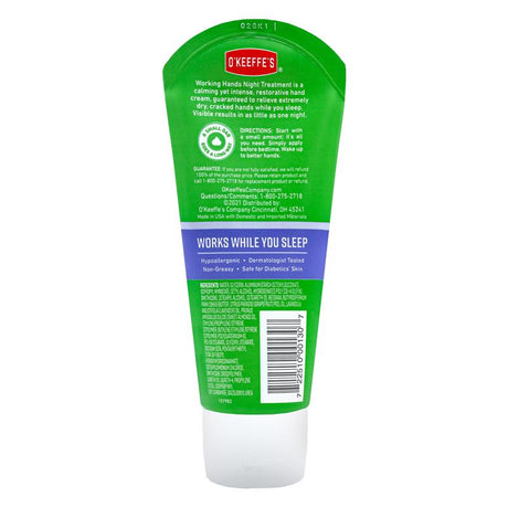 O'Keeffe's Working Hands No Scent Scent Hand Cream 3 oz 1 pk, Pack of 5