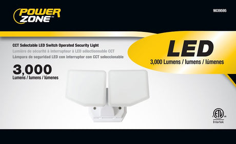 BELL LINK CL-SLS3000AC-2HCC 2-Head Flood Light, LED Lamp, 3000 Lumens