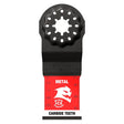 Diablo DOS125CF10 Oscillating Blade, 1-1/4 in, Carbide, 1-1/2 in D Cutting, 10/PK