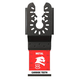 Diablo DOU125CF10 Oscillating Blade, 1-1/4 in, 1-1/2 in D Cutting, Carbide, 10/PK