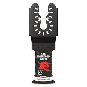 Diablo DOU125BW10 Oscillating Blade, 1-1/4 in, 2 in D Cutting, 10/PK, Bi-Metal