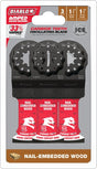 Diablo AMPED, Demo Demon DOS125CW3 Oscillating Blade, 1-3/4 in D Cutting, Carbide