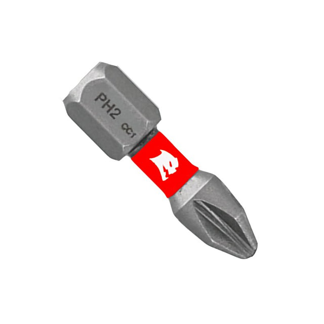 Diablo DPH21P10 Drive Bit, #2 Drive, Phillips Drive, 1/4 in Shank, Hex Shank, 1 in L