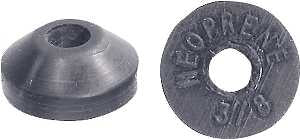 Danco 35094B Beveled Faucet Washer, 3/8 in, 5/8 in Dia, Rubber, Pack of 5