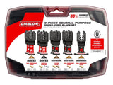 Diablo DOU9S Oscillating Blade Set, Bi-Metal/Carbide