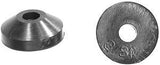Danco 35095B Beveled Faucet Washer, #3/8M, 21/32 in Dia, Rubber, Pack of 5