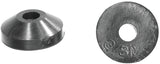 Danco 35095B Beveled Faucet Washer, #3/8M, 21/32 in Dia, Rubber, Pack of 5