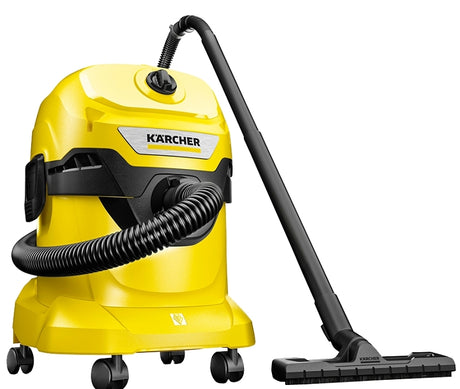 Karcher 1.628-207.0 Wet and Dry Vacuum Cleaner, 5.3 gal, Fleece, 1100 W, 120 V