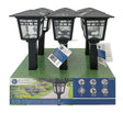 Boston Harbor 26072 Solar Coach Stake Light, Nickel-Metal Hydride Battery, AA Battery, 1-Lamp, Plastic/Glass Fixture, Pack of 6