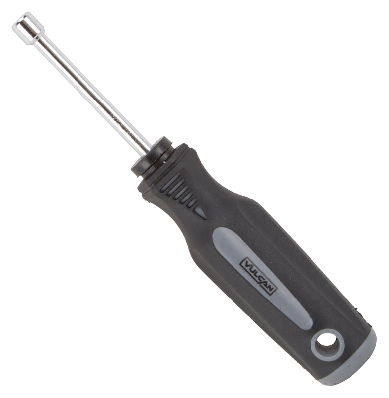 Vulcan MC-SD31 Nut Driver, 3/16 in Drive, 7 in OAL, Cushion Grip Handle, Gray/Black Handle, 3 in L Shank