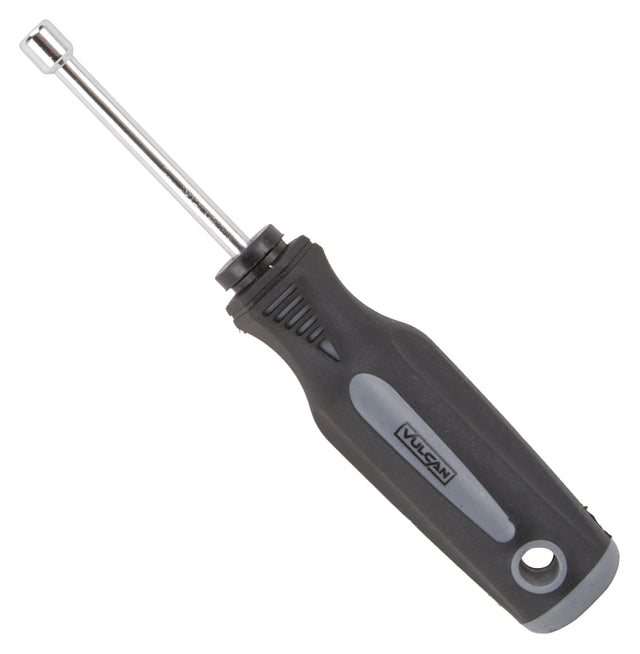 Vulcan MC-SD31 Nut Driver, 3/16 in Drive, 7 in OAL, Cushion Grip Handle, Gray/Black Handle, 3 in L Shank