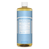 Dr. Bronner's Organic Baby Unscented Scent Pure-Castile Liquid Soap 32 oz 1 pk, Pack of 12