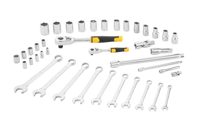 STANLEY STMT82832-LA Socket and Combination Wrench Set, Chrome, Pack of 2