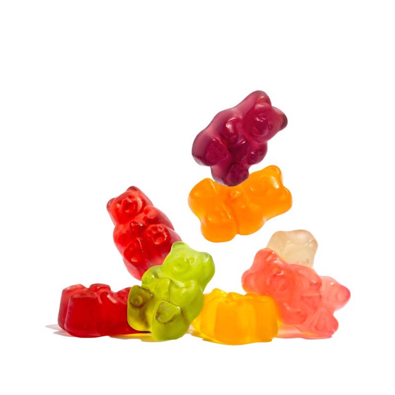 Albanese True to Fruit-Exotic Fruits Assorted Gummi Bears 25 oz, Pack of 4