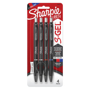 Sharpie S-Gel Assorted Retractable Gel Pen 4 pk, Pack of 6