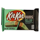 Kit Kat DUOS Dark Chocolate/Mint Candy Bar 1.5 oz, Pack of 24