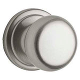 Kwikset Signature Series 720H 15RCLRCSBX Passage Knob, Hancock, Mushroom, Satin Nickel, Full Lip Round Corner Strike