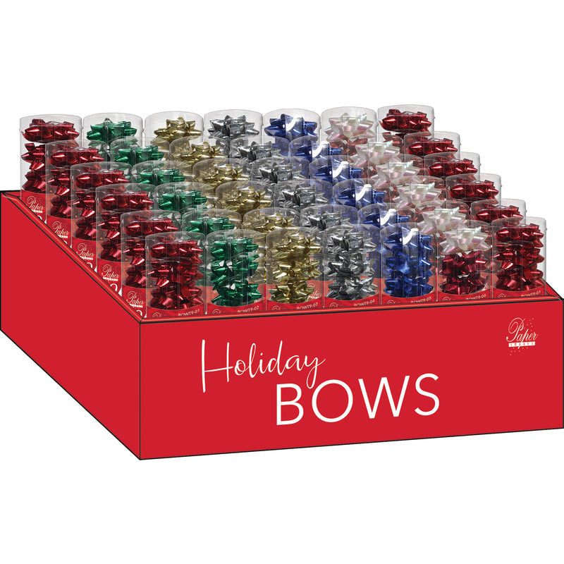 Paper Images Assorted Traditional Bows, Pack of 42