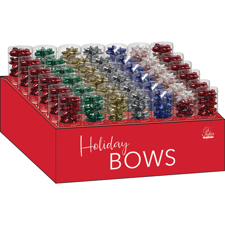 Paper Images Assorted Traditional Bows, Pack of 42