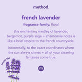 Method French Lavender Scent Foam Hand Wash 10 oz, Pack of 6