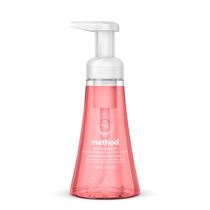 Method Pink Grapefruit Scent Foam Hand Wash 10 oz, Pack of 6