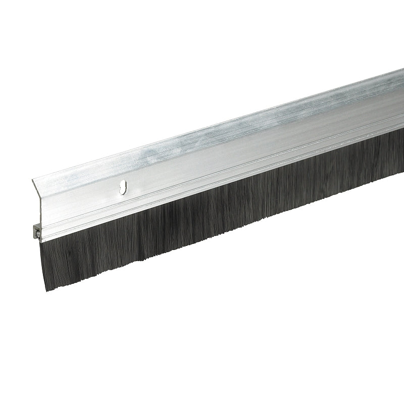 Frost King SB36 Door Sweep, 36 in L, 2 in W, Aluminum Flange