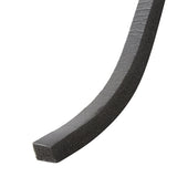 Frost King R930H Weatherseal Tape, 1/2 in W, 10 ft L, 9/16 in Thick, Rubber Foam, Black