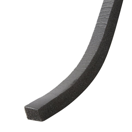 Frost King R930H Weatherseal Tape, 1/2 in W, 10 ft L, 9/16 in Thick, Rubber Foam, Black