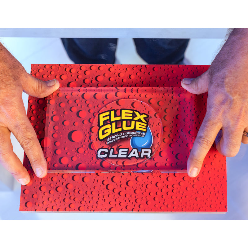 Flex Seal Family of Products Flex Glue MINI Clear Rubberized Waterproof Adhesive 0.6 oz