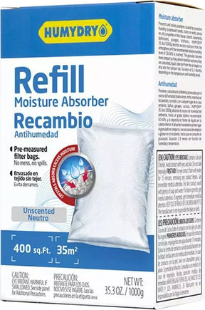 Humydry USA60001C12 Moisture Absorber Refill, 35.3 oz, Granular, Neutral