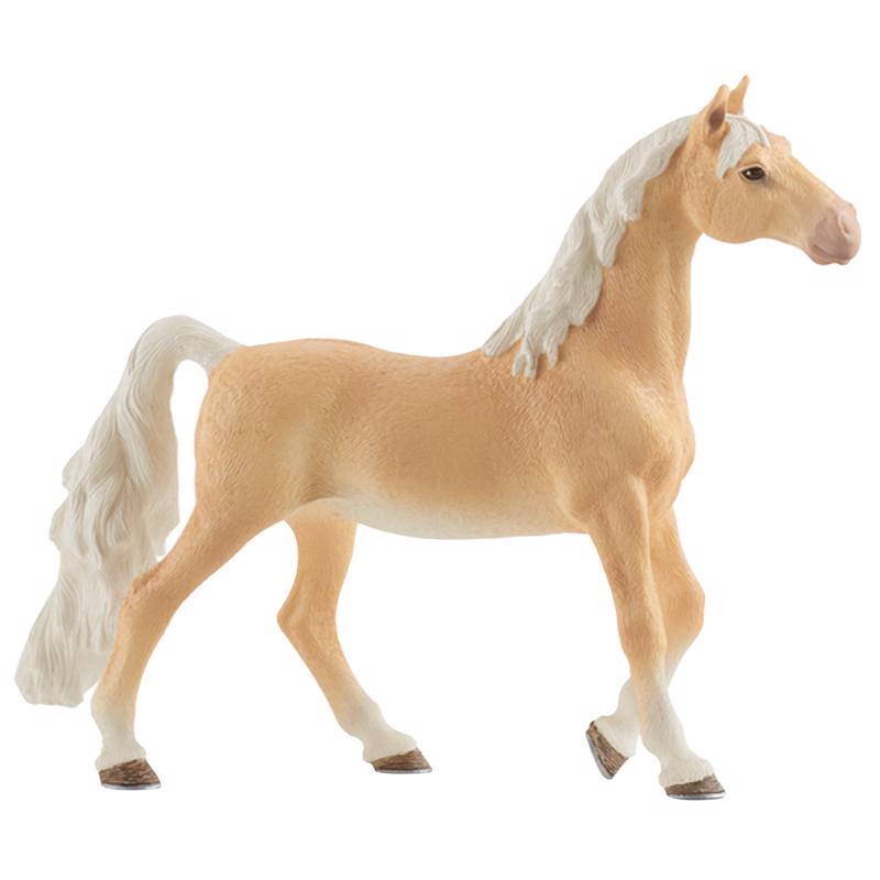 Schleich Horse Club American Saddlebred Mare Toy Beige/White, Pack of 5