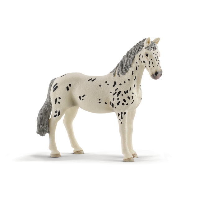 Schleich Horse Club Knabstrupper Mare Toy Black/White, Pack of 5