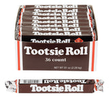 Tootsie Roll Chocolate Chewy Candy 2.25 oz, Pack of 36