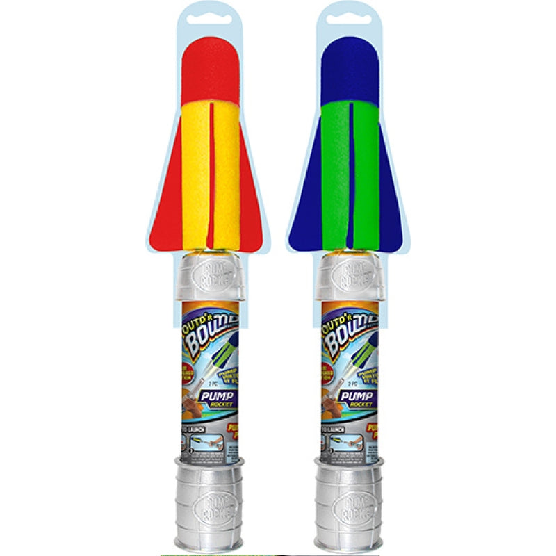 Ja-Ru Outd'r Bound Pump Rocket Assorted 1 pc, Pack of 16