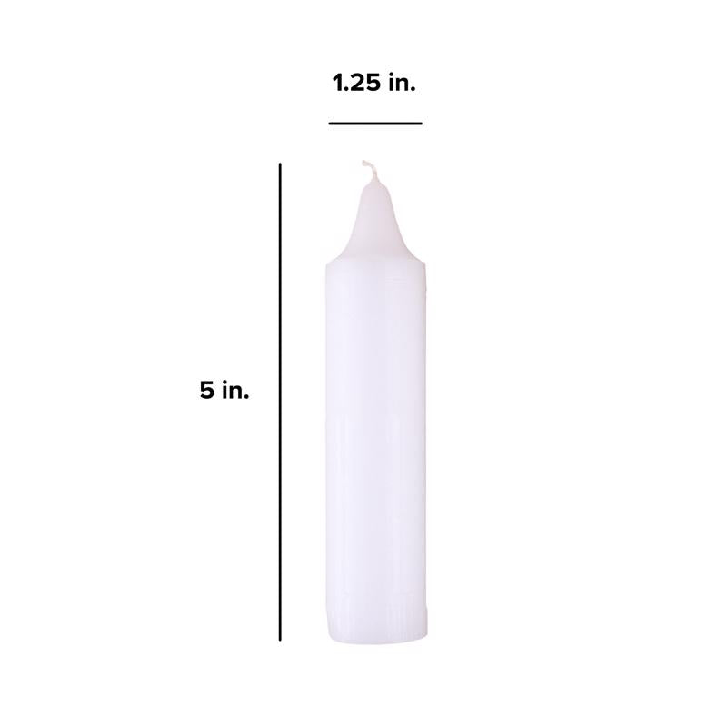 Coghlan's White No Scent Scent Emergency Candle, Pack of 4
