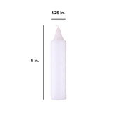 Coghlan's White No Scent Scent Emergency Candle, Pack of 4