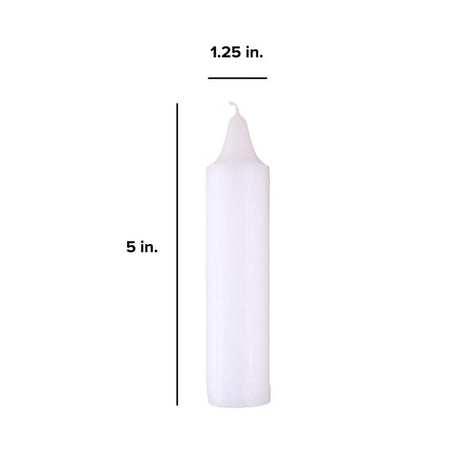 Coghlan's White No Scent Scent Emergency Candle, Pack of 4