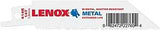 Lenox 22760OSB414R Series Reciprocating Saw Blade, Applicable Materials: Hard Rubber, Non-Ferrous Metal, 3/4 in W, Pack of 50