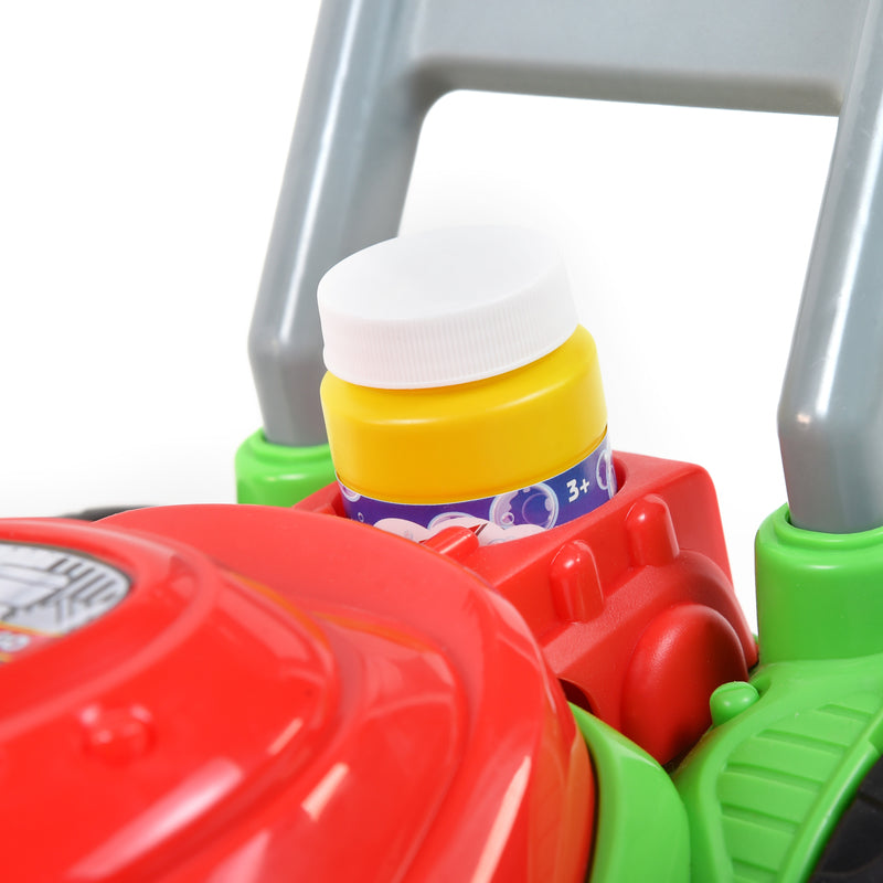 Maxx Bubbles Lawn Mower Bubble Blower Green/Red 1 pc