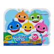 Crayola Baby Shark Art Set 90 pc, Pack of 4